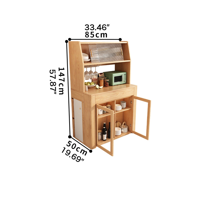 Convertible Rectangular Dining Table Cabinet for 4 – Perfect for Small Space fjnl-1592