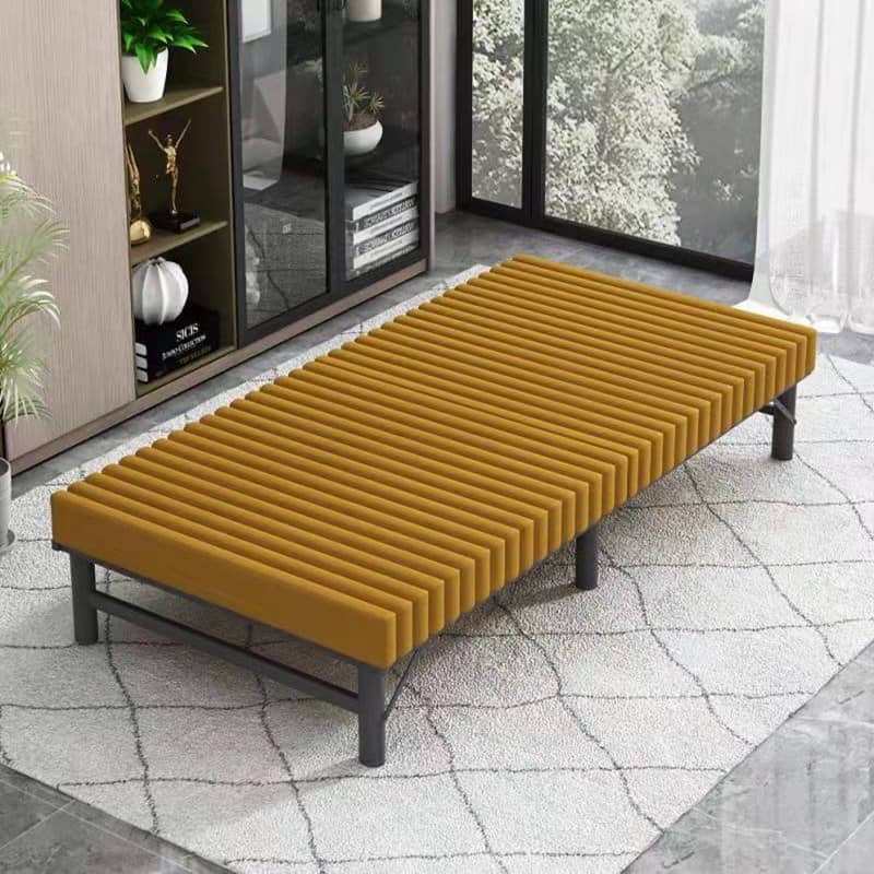 Modern Multi-Material Bed with Steel Frame and Comfortable Foam Layers fcsnm-905