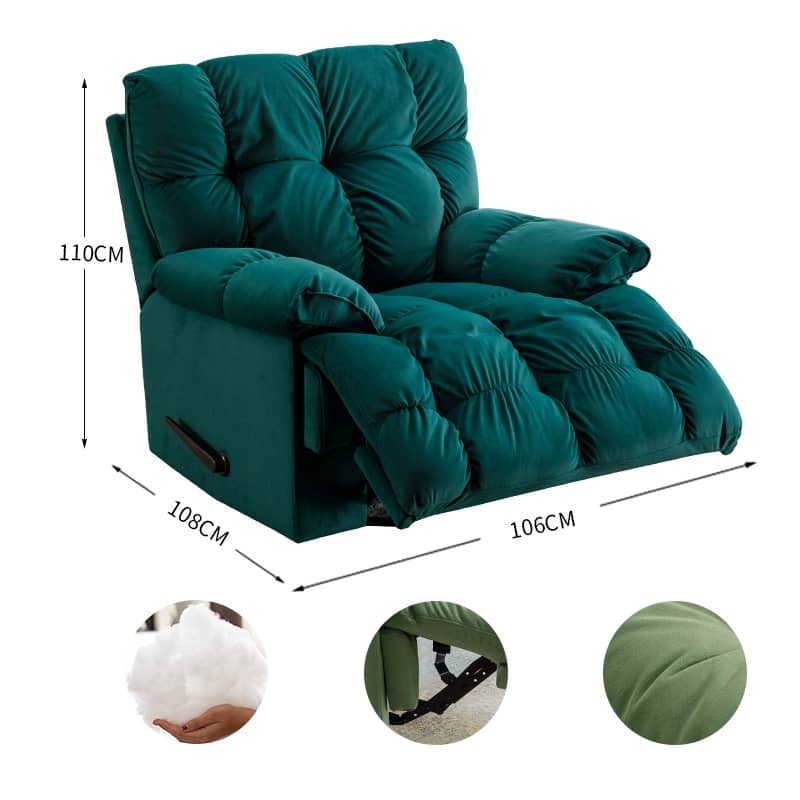 Lively Multi-Color Sofa Chair with Durable Particle Board and Metal Frame – Silicon Filled for Ultimate Comfort fykl-424