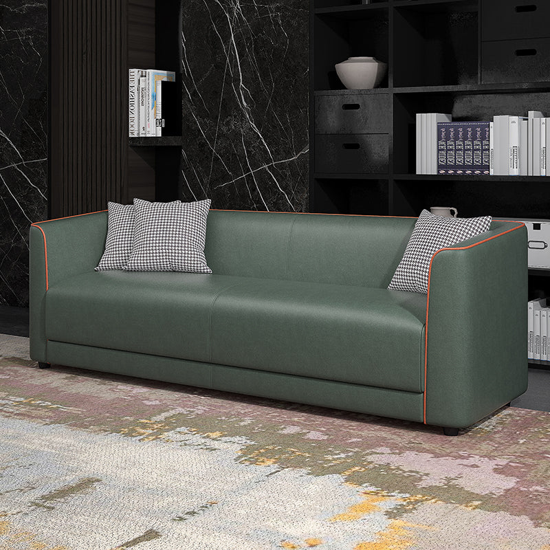 Stylish Multi-Color Modern Sofa: Luxe Light Gray, Orange, Dark Green & Blue in Premium Fabric & Cotton ja-21