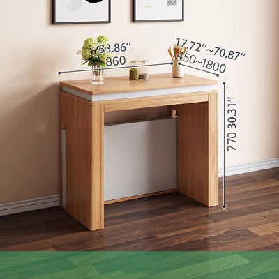 Modern Convertible Rectangular Plywood Dining Table Cabinet – Perfect for Small Space fajf-959