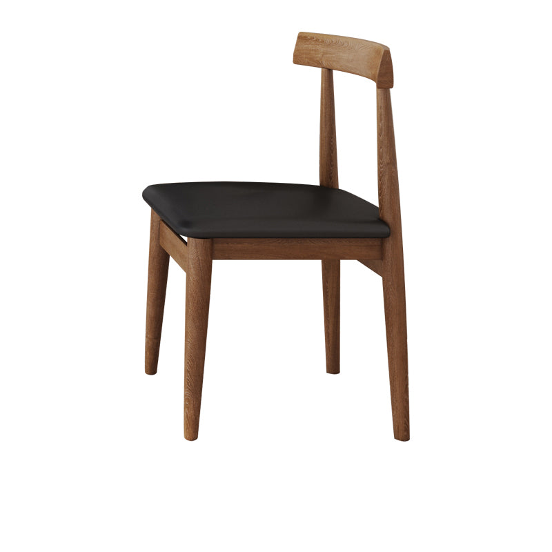 Modern Solid Wood Dining Chair in Faux Leather with Multiple Choice for Diningroom fjnl-1595