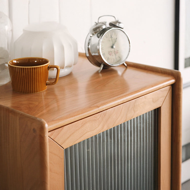 Modern Cherry Wood Cabinets with Drawer for Storage - Perfect Storage Solutions for Your Home Y17M01