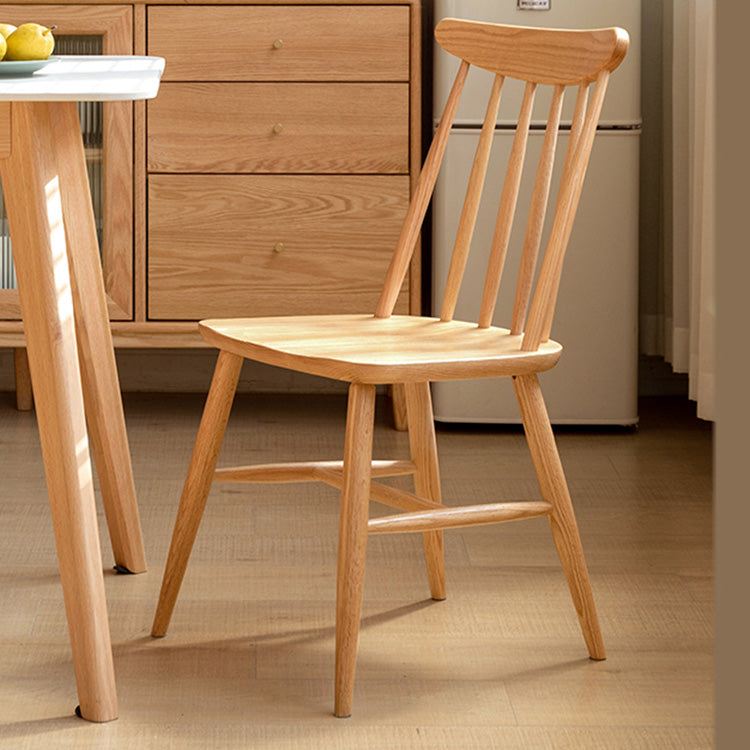 Minimalistic Wooden Dining Chair in Windsor Style - Perfect for Your Dining Room Y28S05