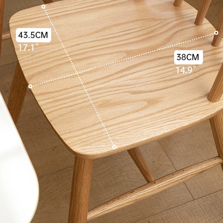 Minimalistic Wooden Dining Chair in Windsor Style - Perfect for Your Dining Room Y28S05