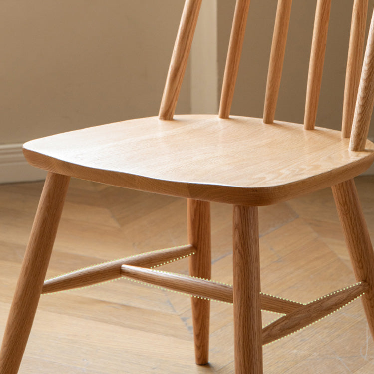 Minimalistic Wooden Dining Chair in Windsor Style - Perfect for Your Dining Room Y28S05