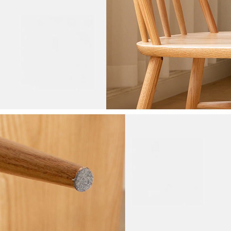 Minimalistic Wooden Dining Chair in Windsor Style - Perfect for Your Dining Room Y28S05