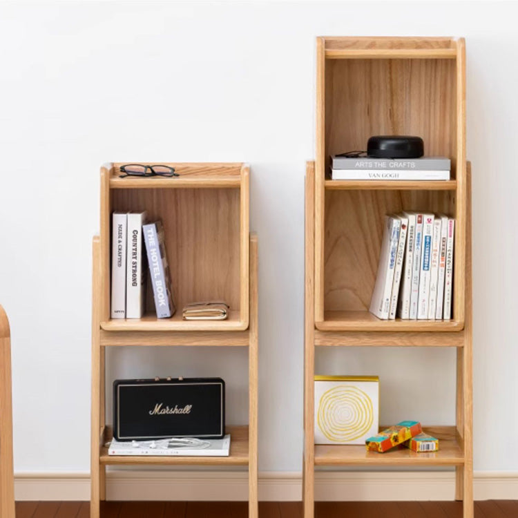 Stylish Oak Wood Cabinet with Multiple Storage Shelves - Perfect for Modern Living Spaces Y84M03