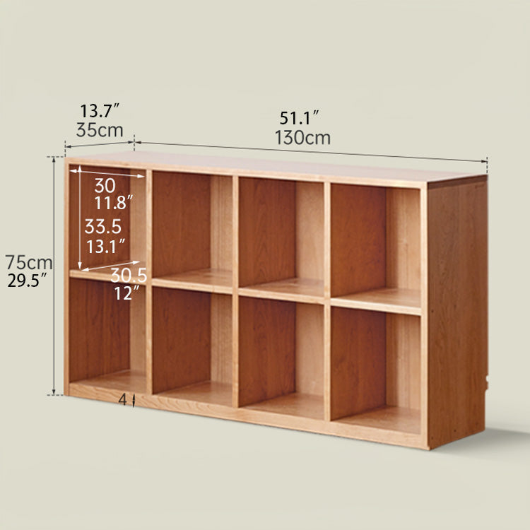 Modern Cherry Wood Bookshelf - Stylish and Functional Storage Solution Cabinet for Your Room Y84X26