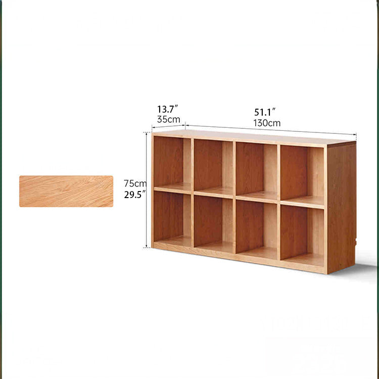 Modern Cherry Wood Bookshelf - Stylish and Functional Storage Solution Cabinet for Your Room Y84X26