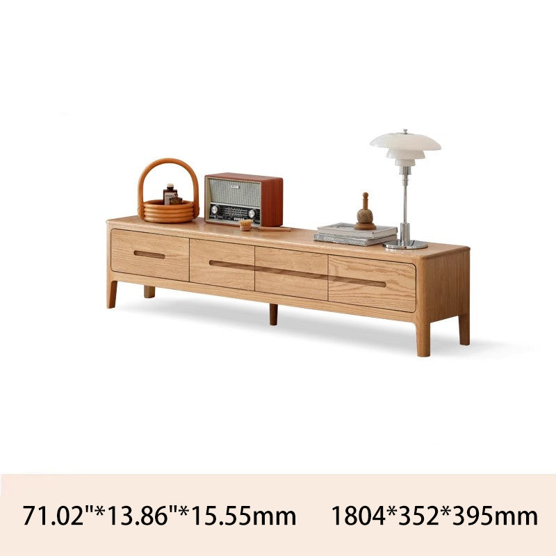 Stylish Oak Wood TV Stand for Modern Living Rooms Y90N04