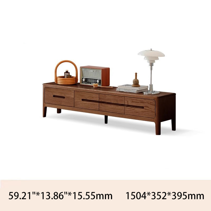 Stylish Oak Wood TV Stand for Modern Living Rooms Y90N04