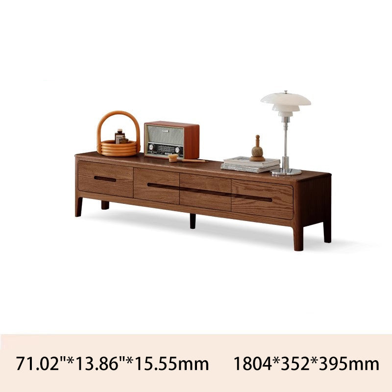 Stylish Oak Wood TV Stand for Modern Living Rooms Y90N04