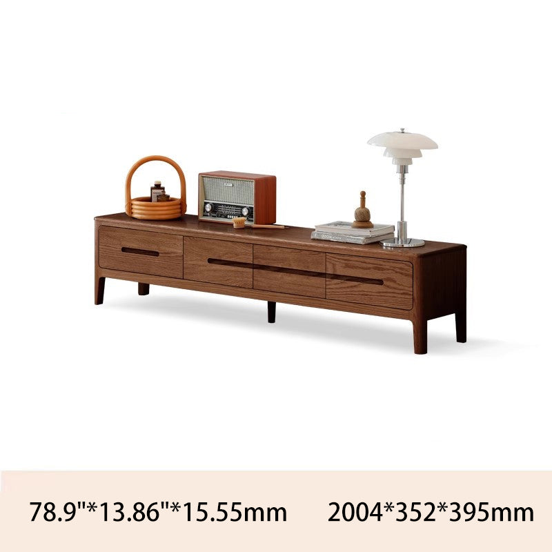 Stylish Oak Wood TV Stand for Modern Living Rooms Y90N04