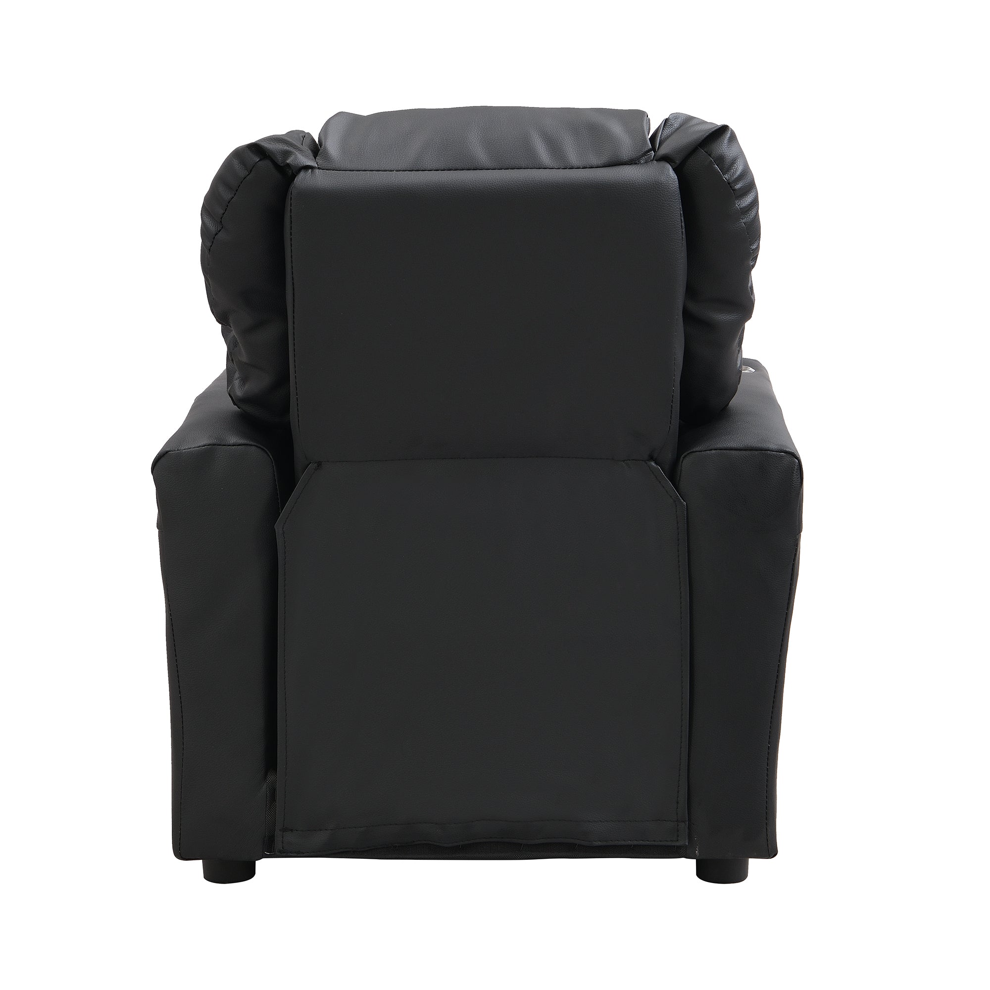 Kids Recliner Chair  Black PVC