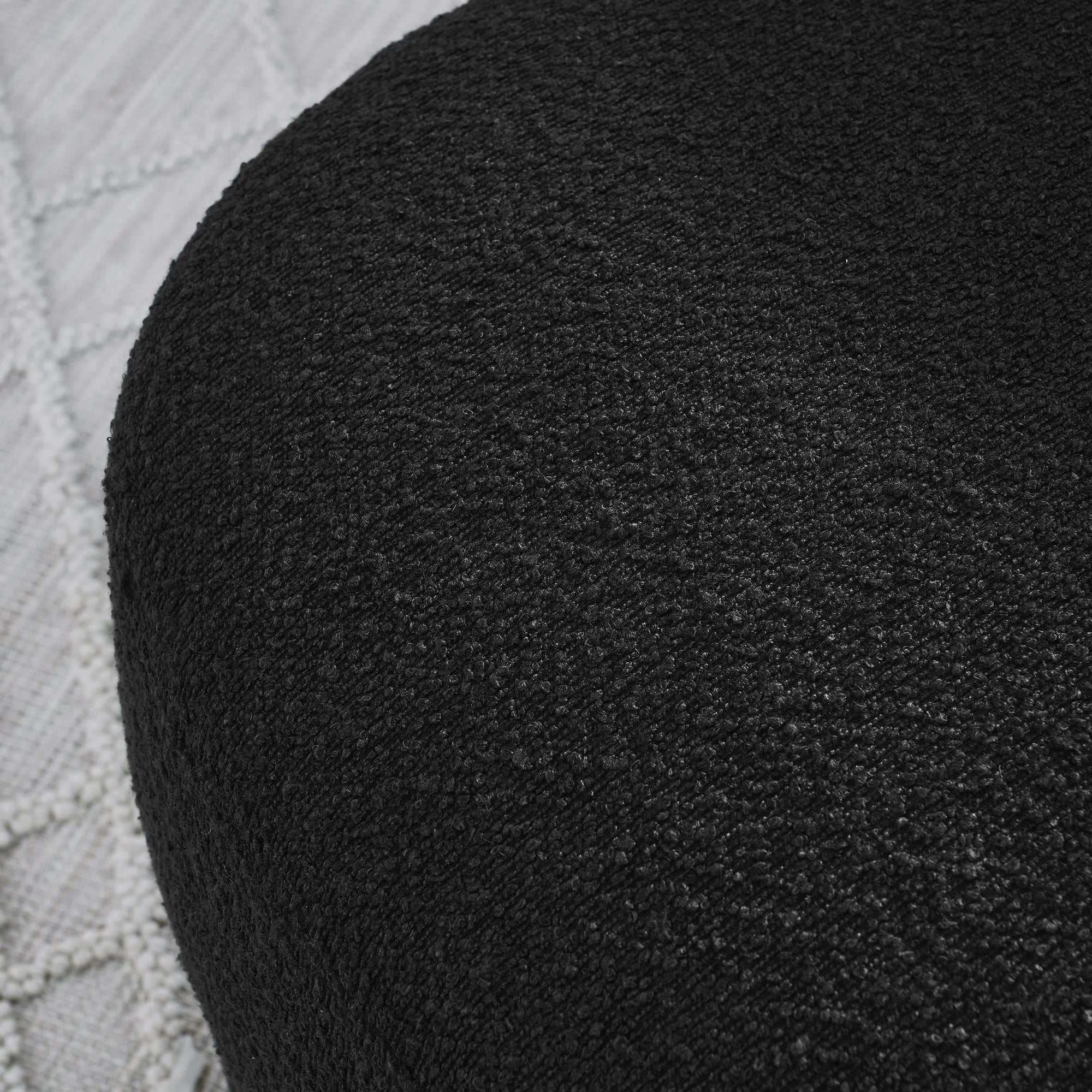 Hoop gauze lounge chair with soft cushion and backrest, need to be assembled, suitable for living room/bedroom/dining room -- BLACK(24.5"*28.75"*28.75")