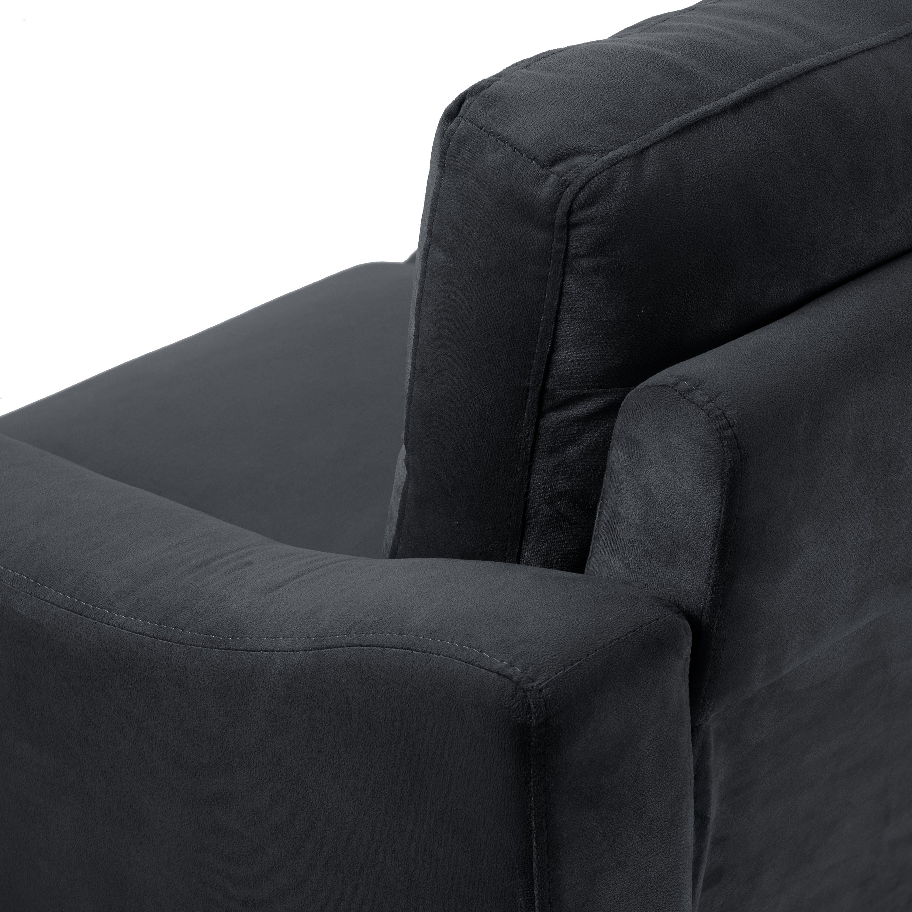 Sectional Sofa Couch for Living Room, Office, or Small Space