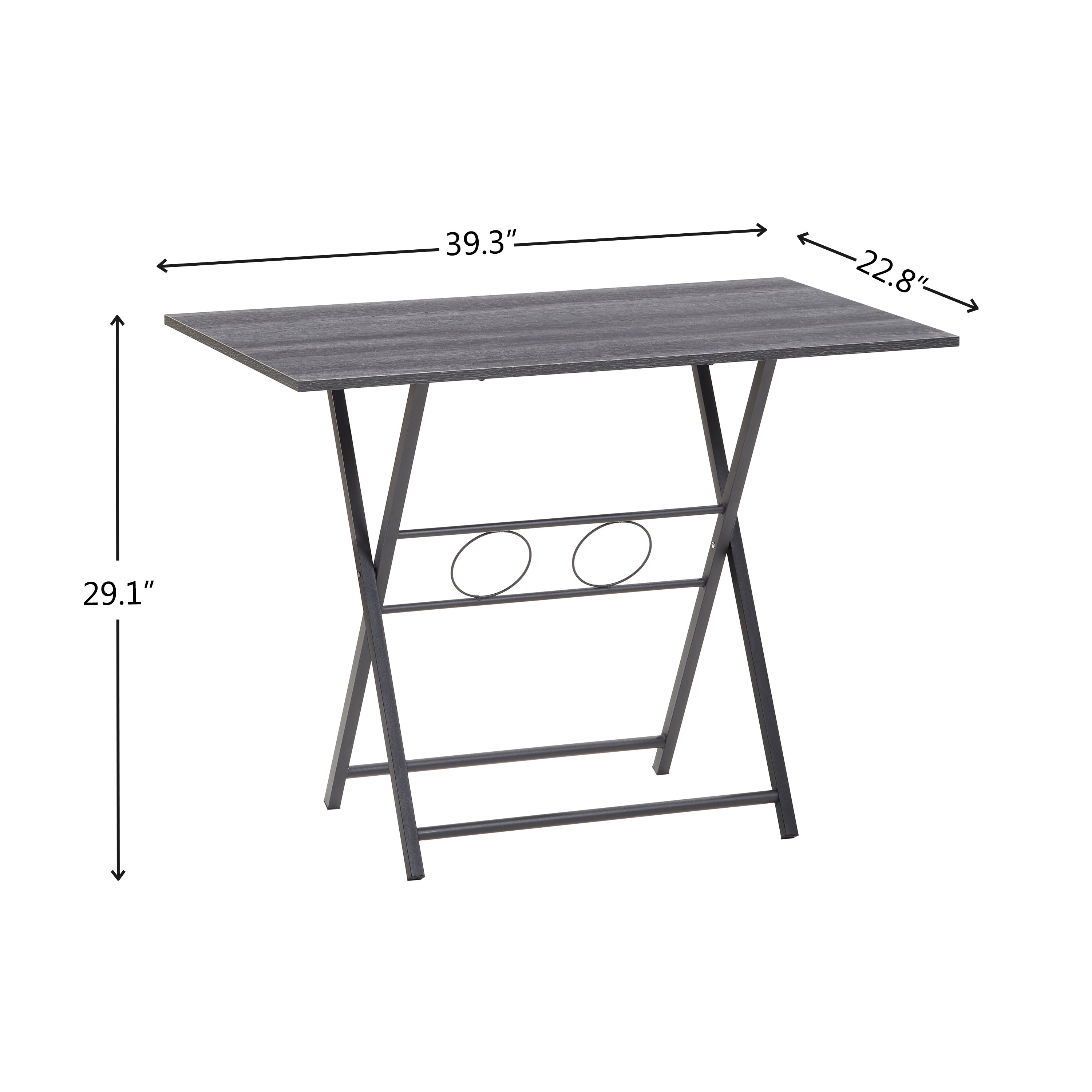 Foldable Desk for Small Spaces, No Assembly Needed, Home Office