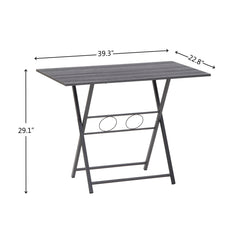 Foldable Desk for Small Spaces, No Assembly Needed, Home Office