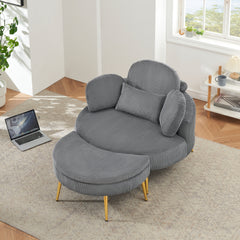 43 inches single grey comfortable chair, single chair soft and comfortable, suitable for meeting room, living room, bedroom