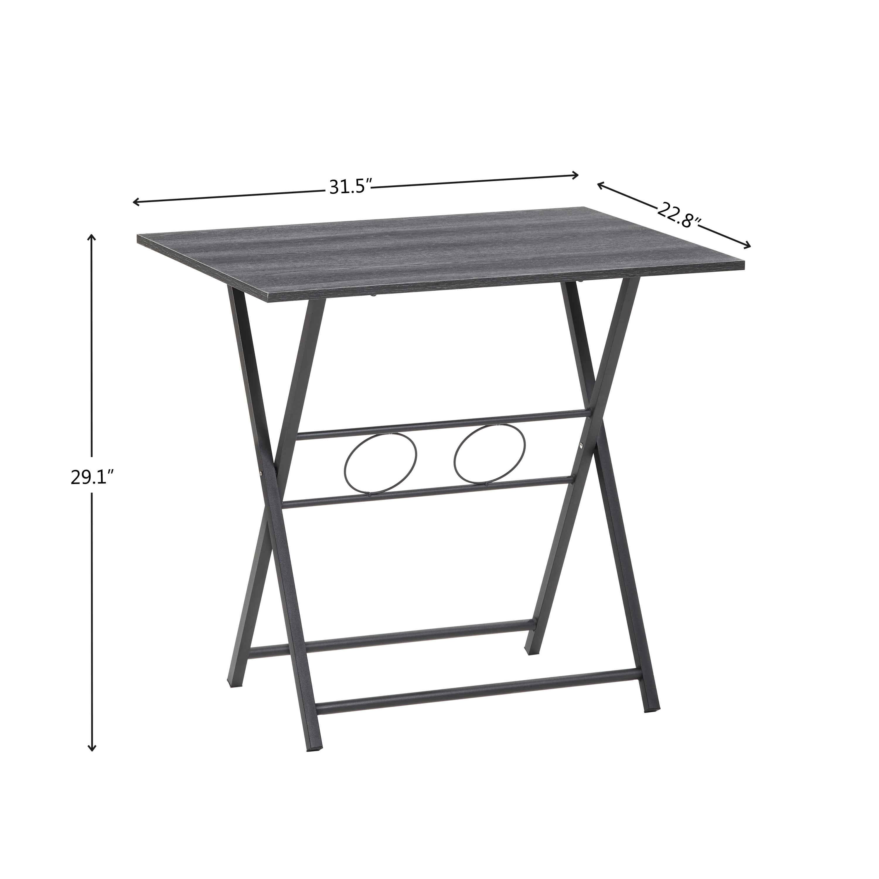 Foldable Desk for Small Spaces, No Assembly Required