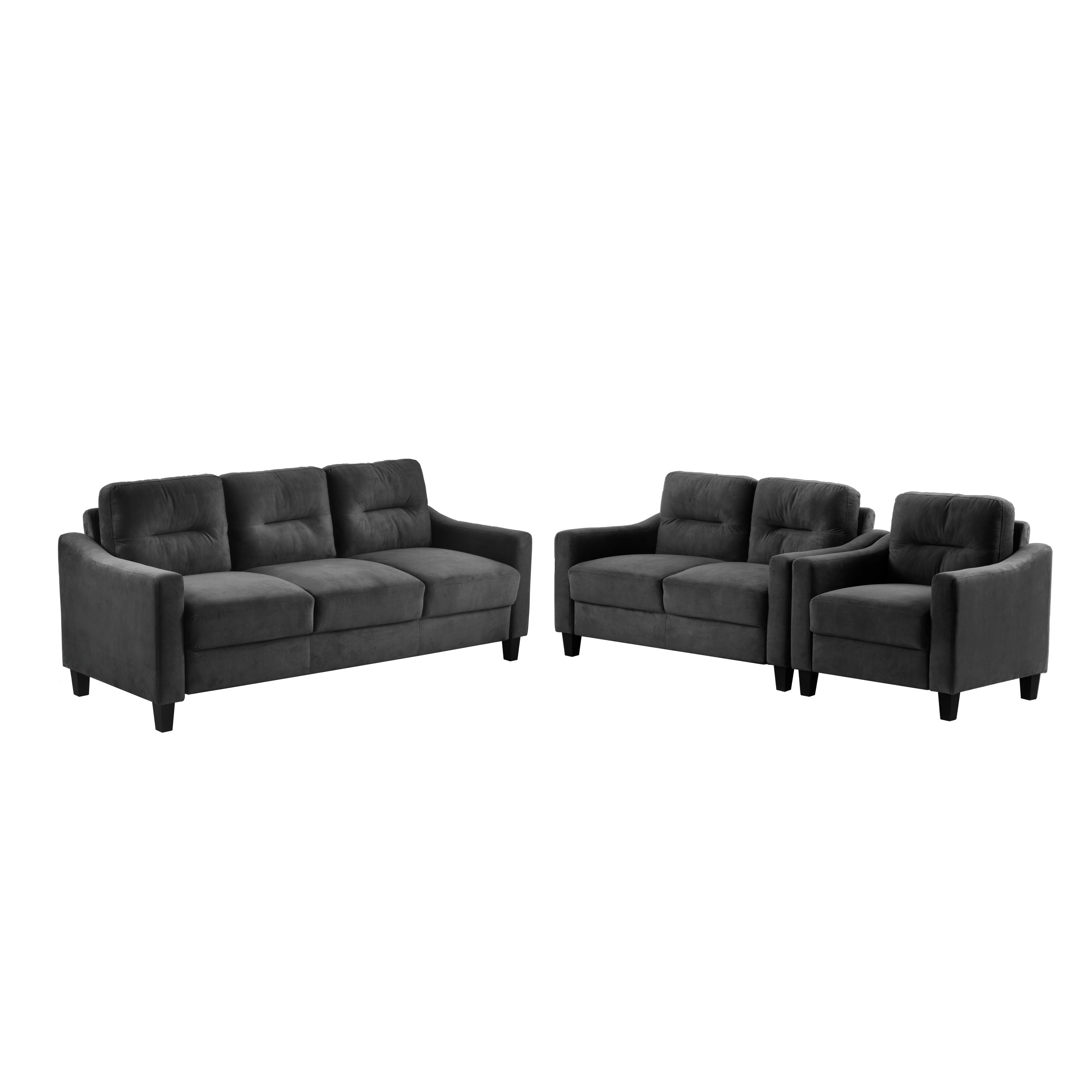 3-Piece Sectional Couch Set 1+2+3 for Home or Office