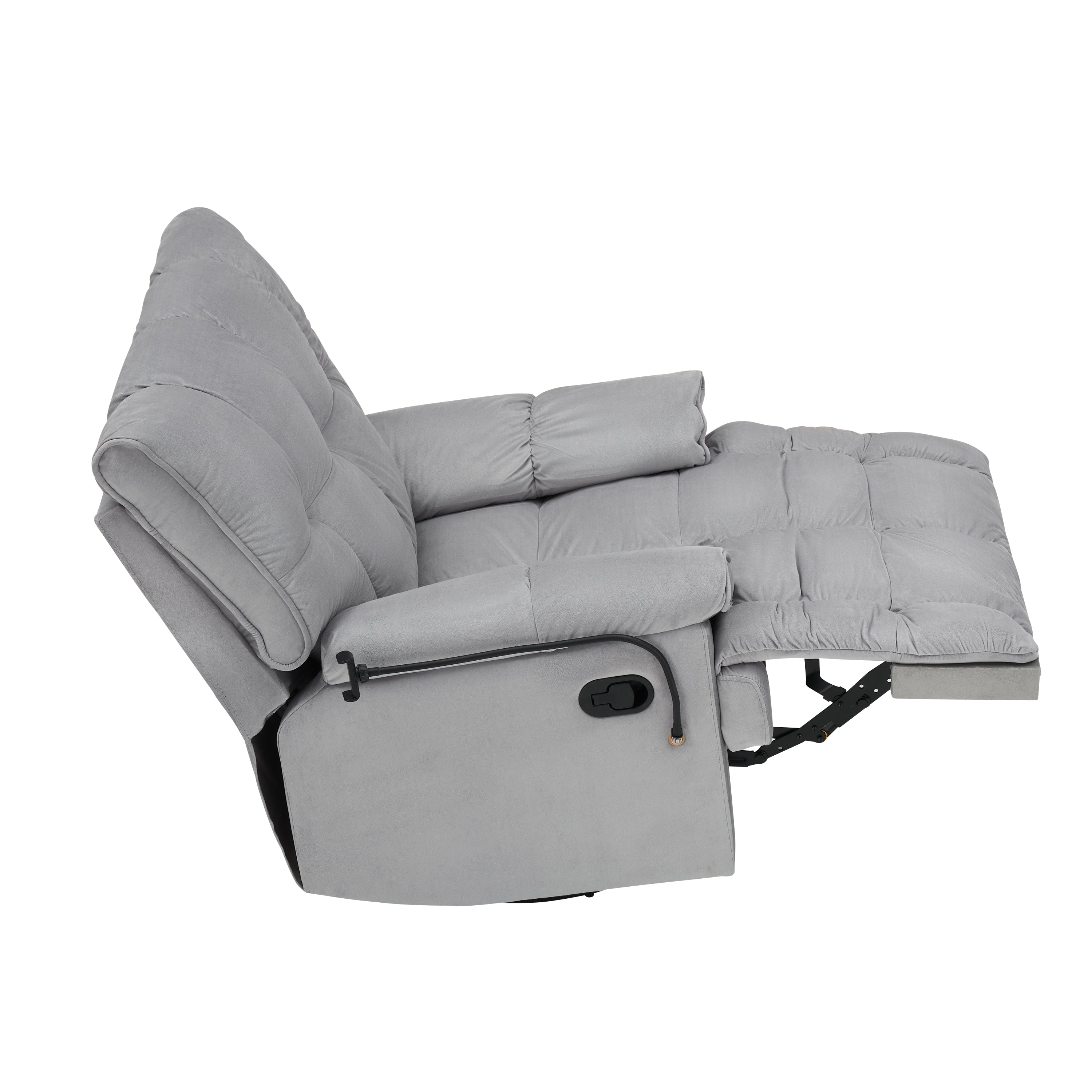 Single chair Gray comfortable seat, the seat is soft and comfortable, suitable for small living room space single sofa