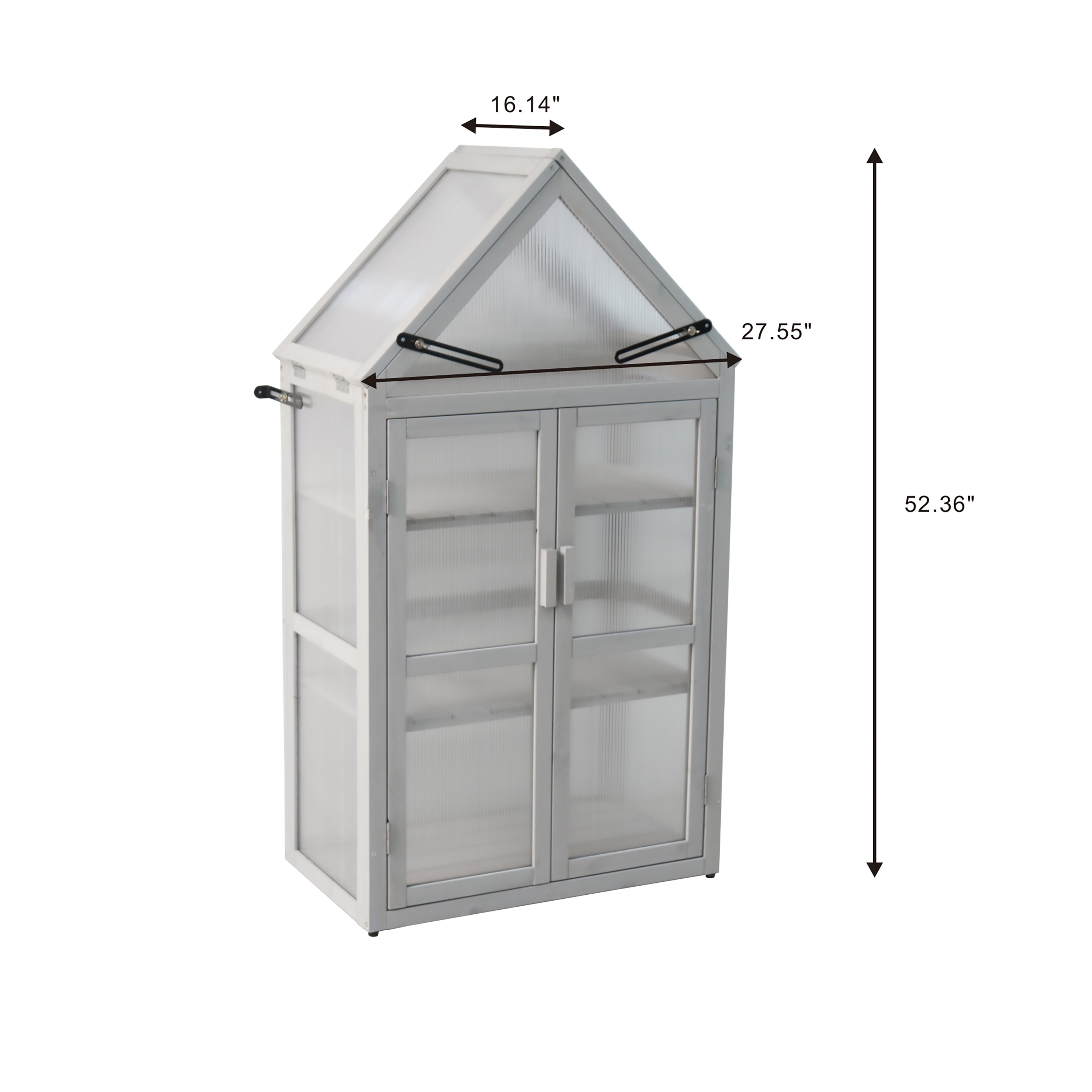 Mini Greenhouse Kit, Tiered Plant Stand for Indoor & Outdoor Use