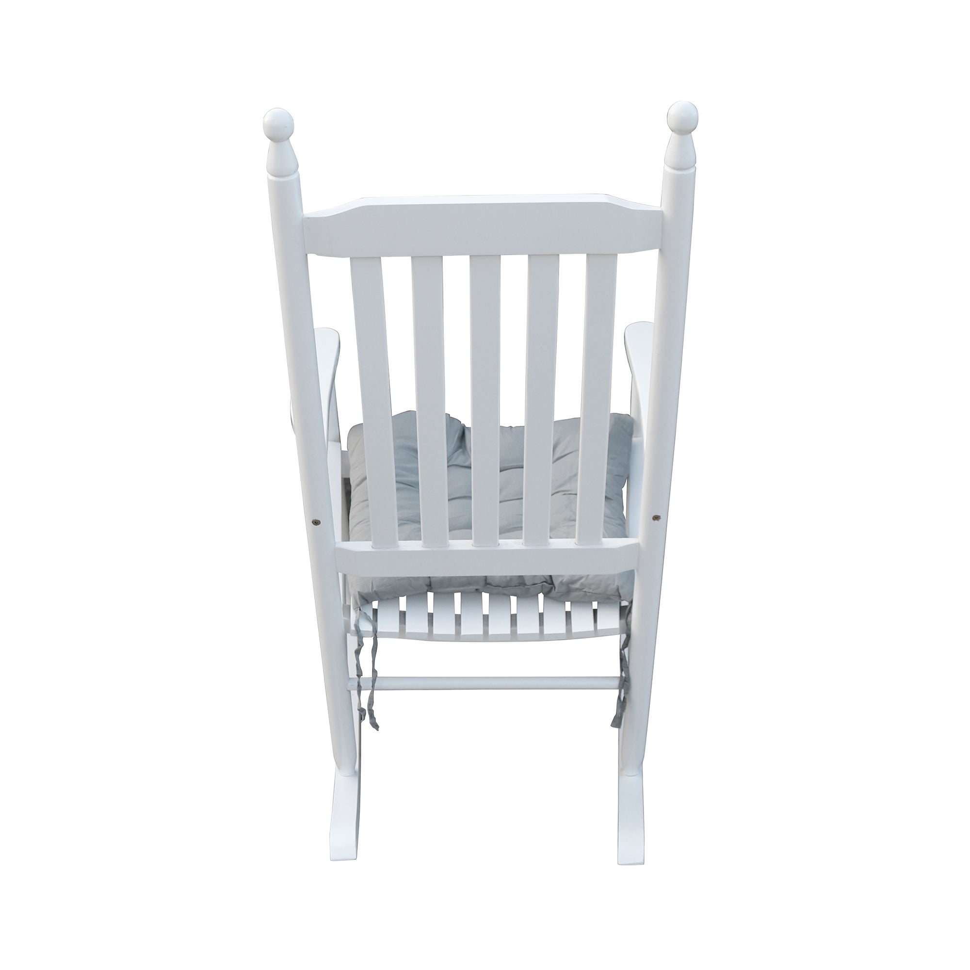 wooden porch rocker chair  WHITE, without mat