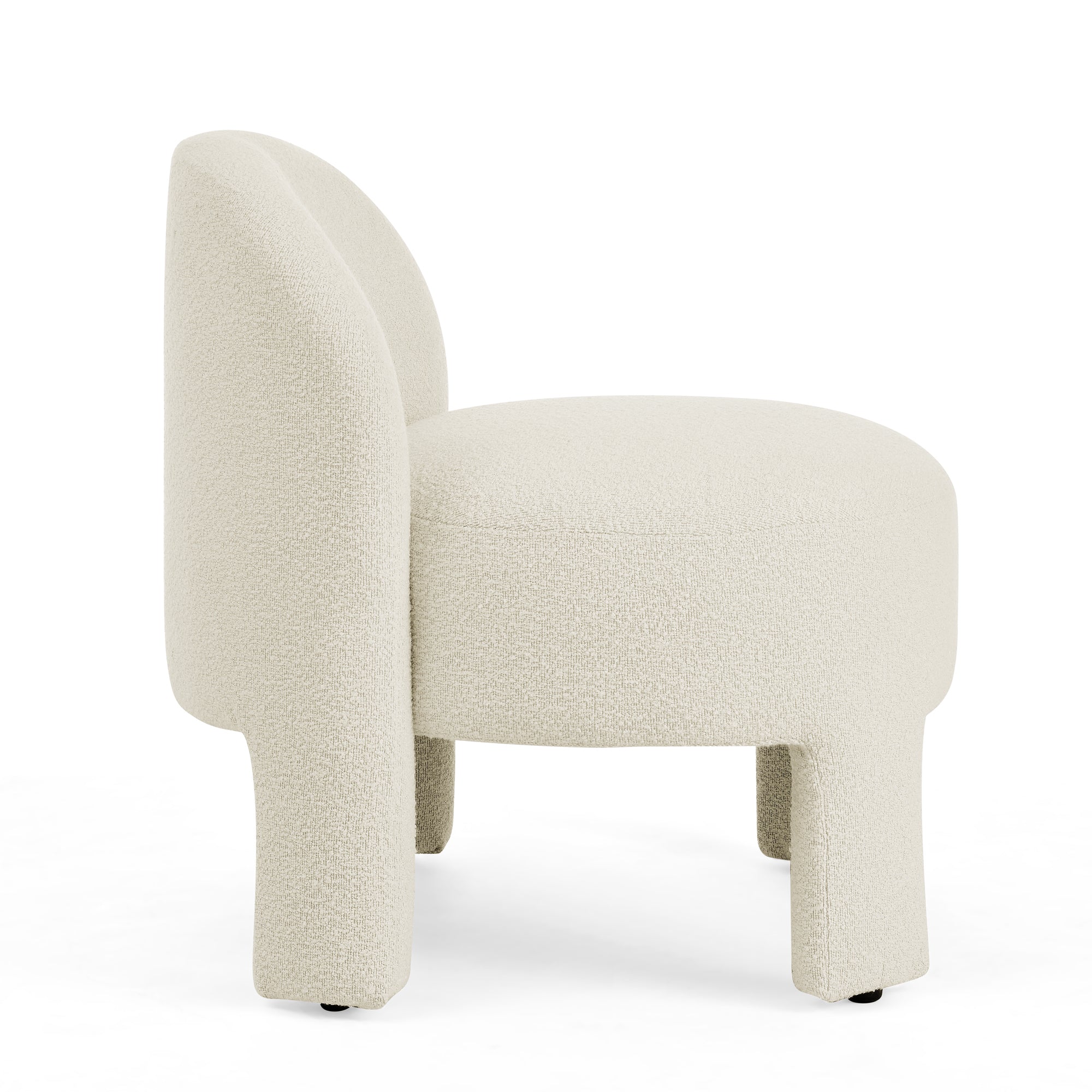 Hoop gauze lounge chair with sof cushion and backrest, need to be assembled, suitable for living room'bedroomldining room---BEIGE(24.5"28.75"28.75")