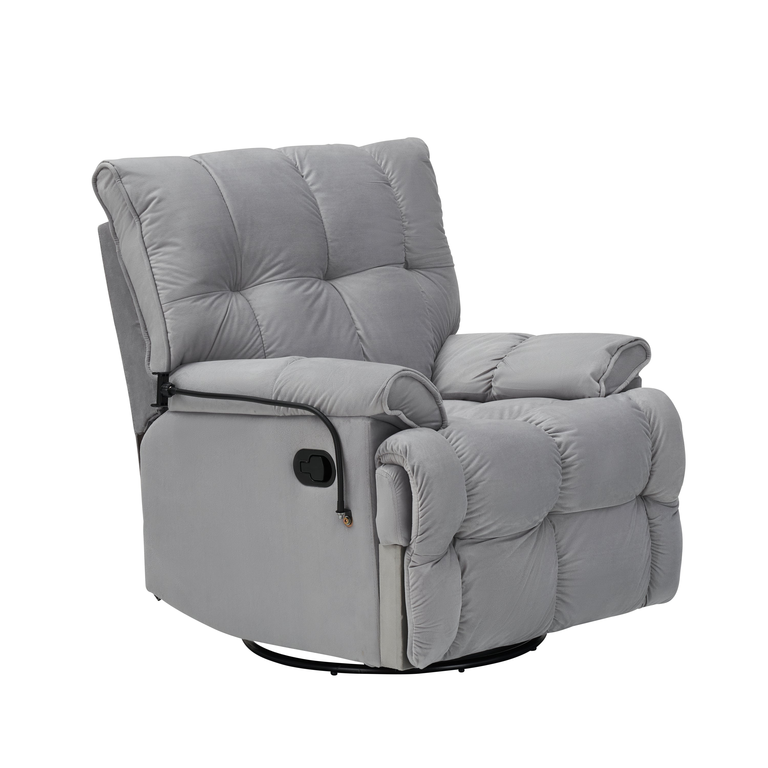 Single chair Gray comfortable seat, the seat is soft and comfortable, suitable for small living room space single sofa