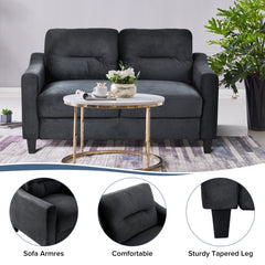 Sectional Sofa Couch for Living Room, Office, or Small Space