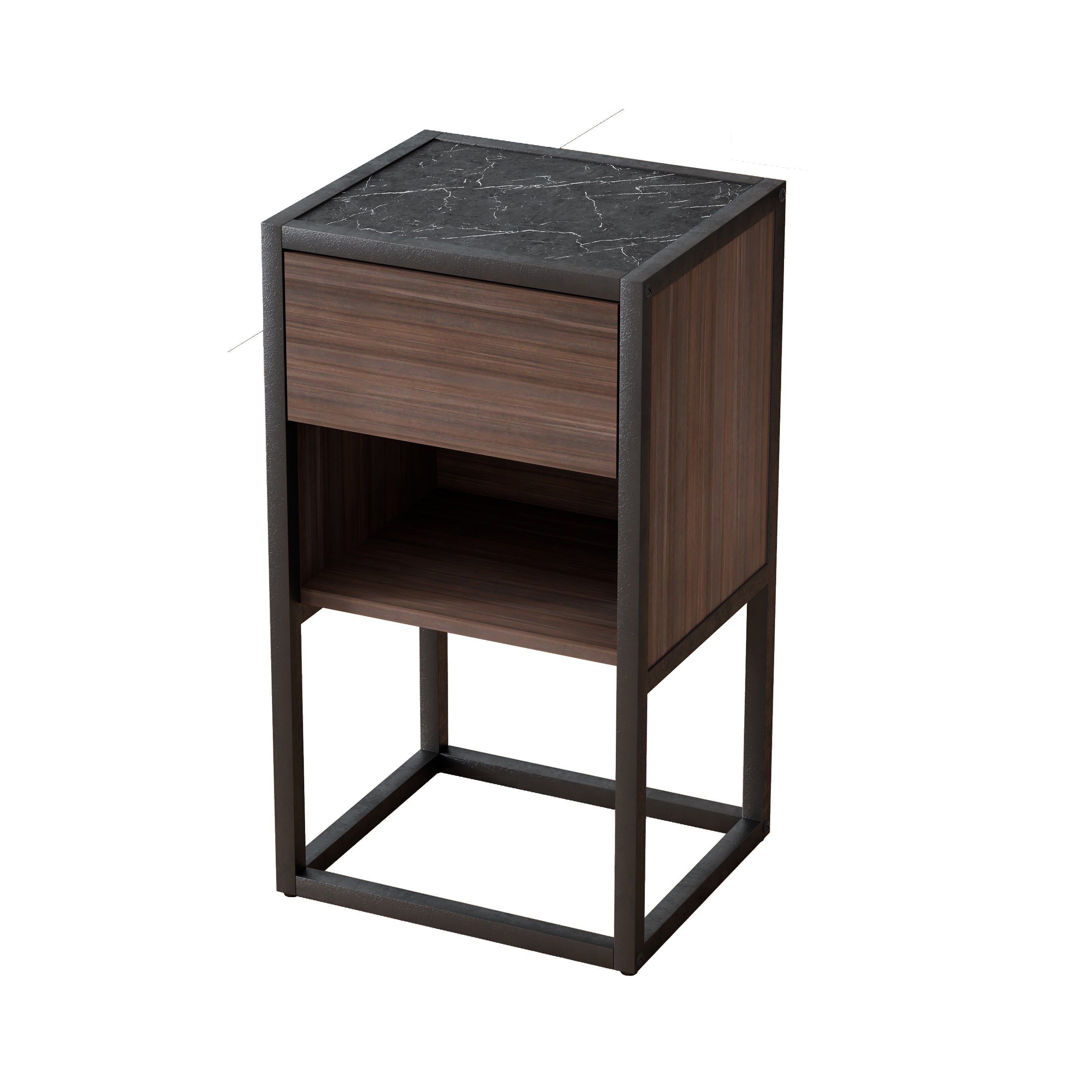 Armando Living Room Side Cabinet, Corner Cabinet, Bedroom Night Stand