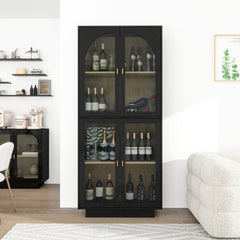 Storage Cabinet with Acrylic Door for Living Room, Dining Room, Study