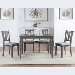 Wooden Dining Rectangular Table, Kitchen Table for Small Space, 4 Person Dining Table, Gray
ONLY THE TABLE