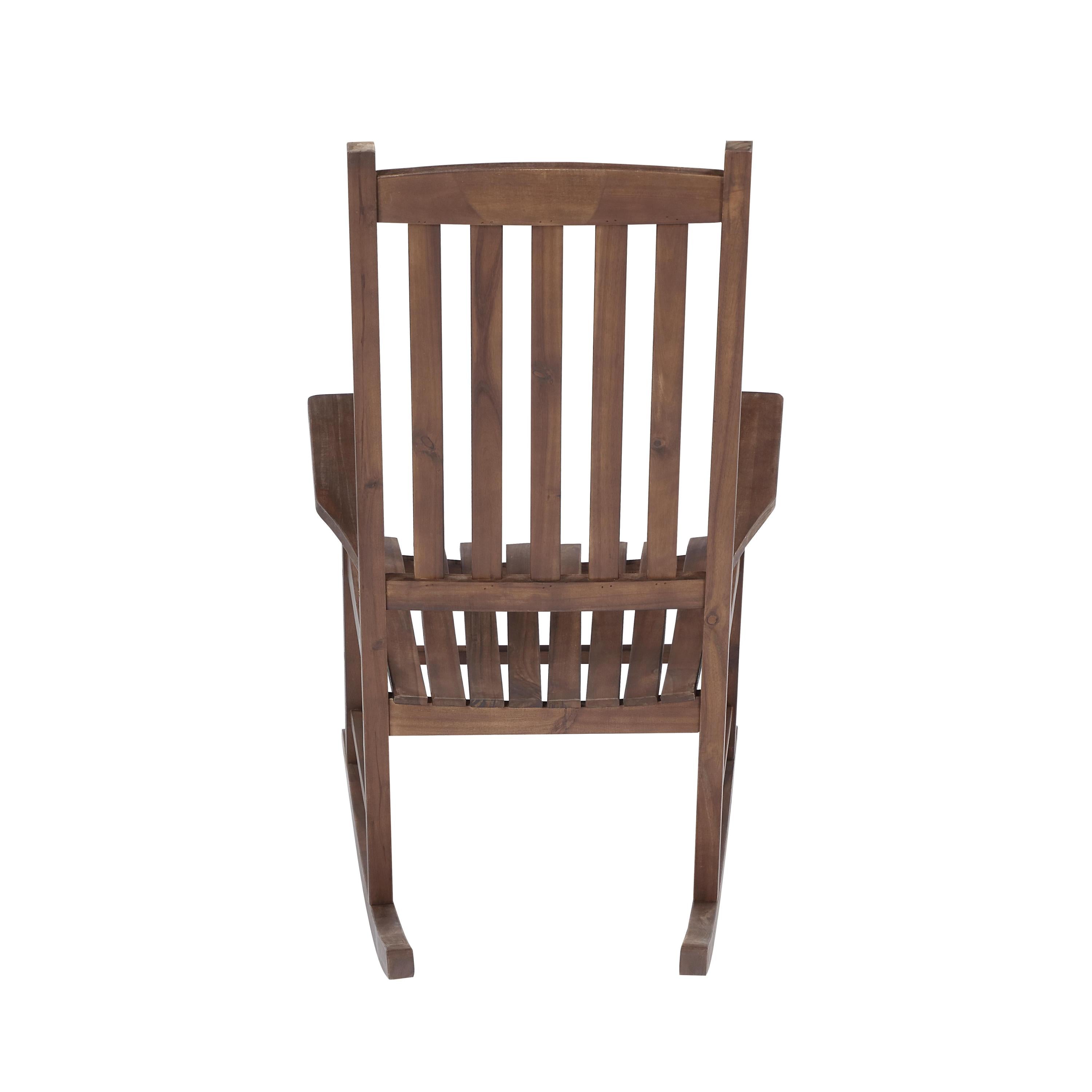 Outdoor Rocking Chair Patio Rocker Brown