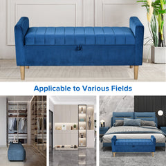 48'' Storage Ottoman Bench for Entryway, Bedroom, Living Room