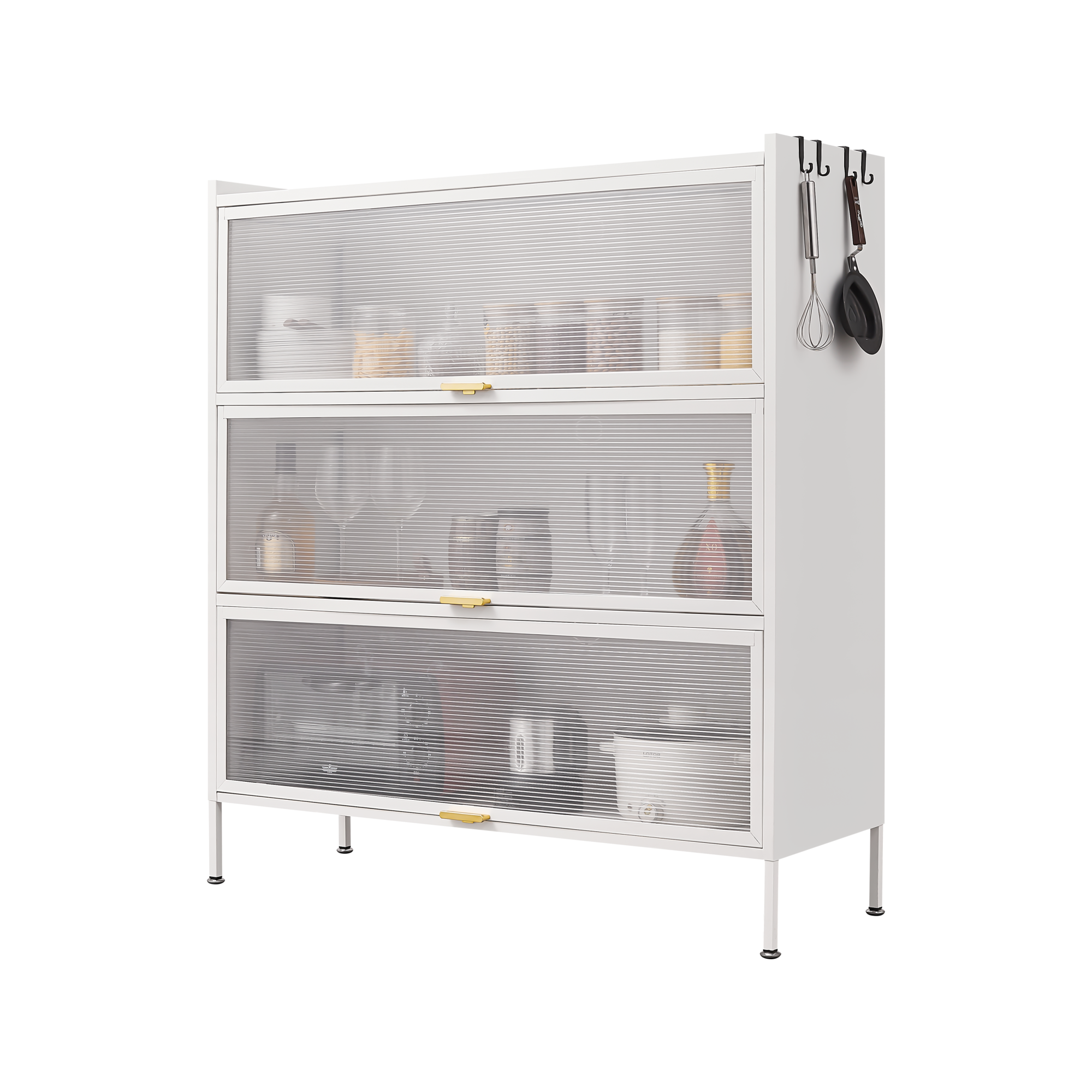 3 Tier Pantry Storage Cabinet Baker Racks for Kitchen with Storage Kitchen Pantry Storage Cabinet Microwave Rack Storage Rack