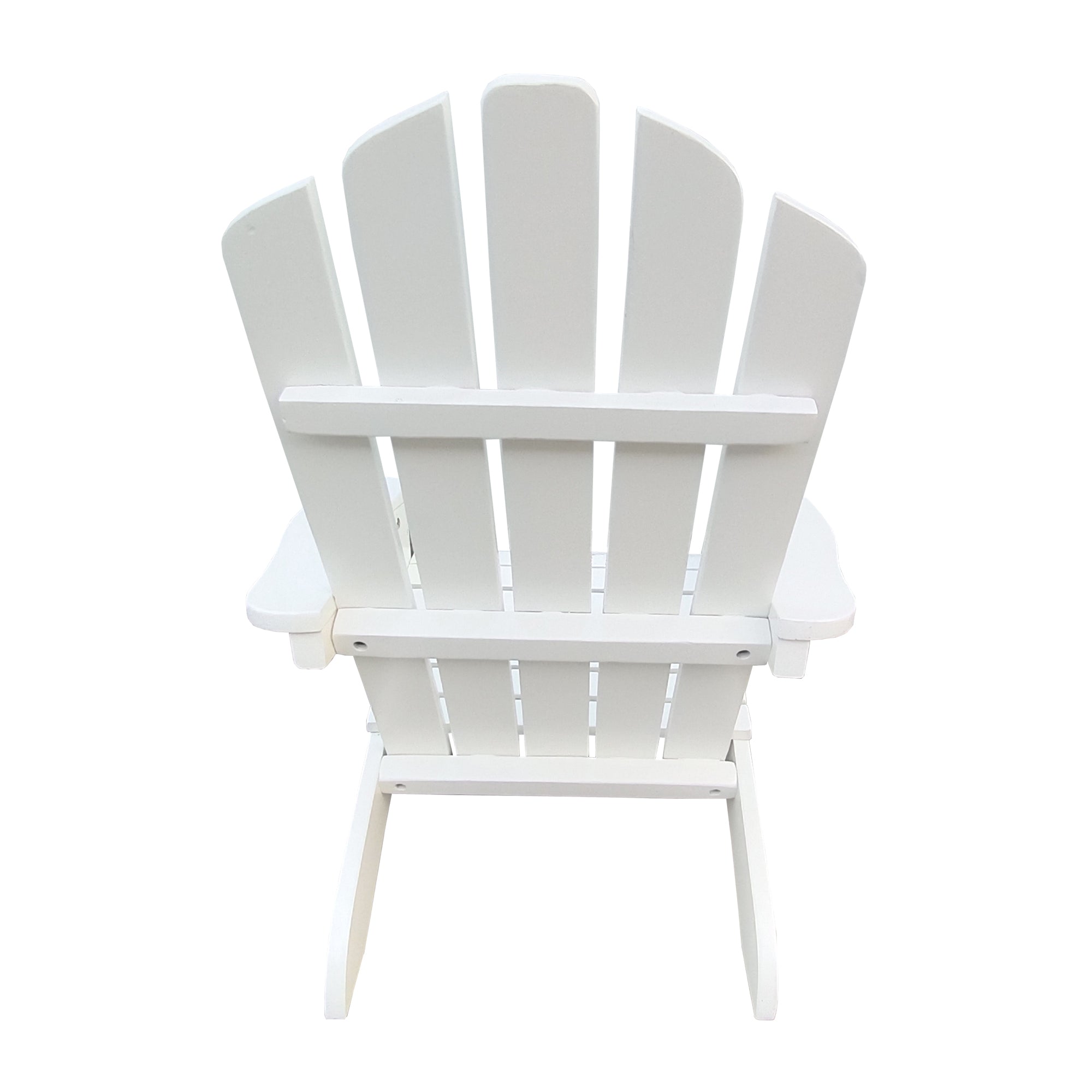 Outdoor or indoor Wood children Adirondack chair,white