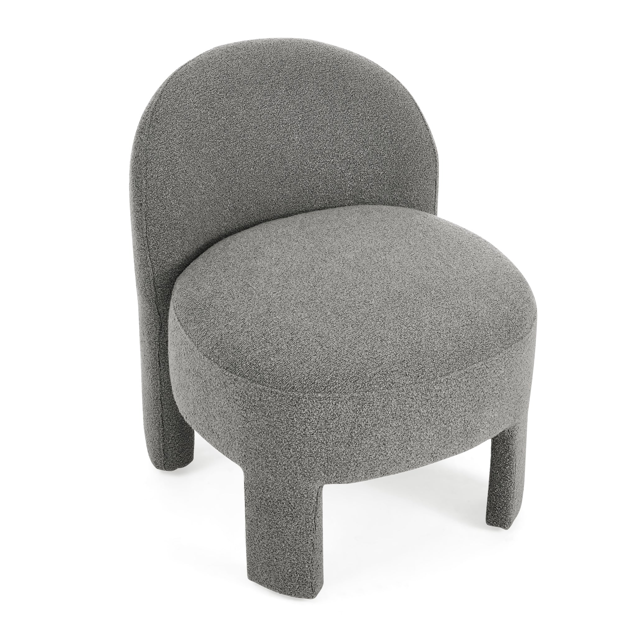 Hoop gauze lounge chair with sof cushion and backrest, need to be assembled, suitable for living room'bedroomldining room---GREY(24.5"28.75"28.75")