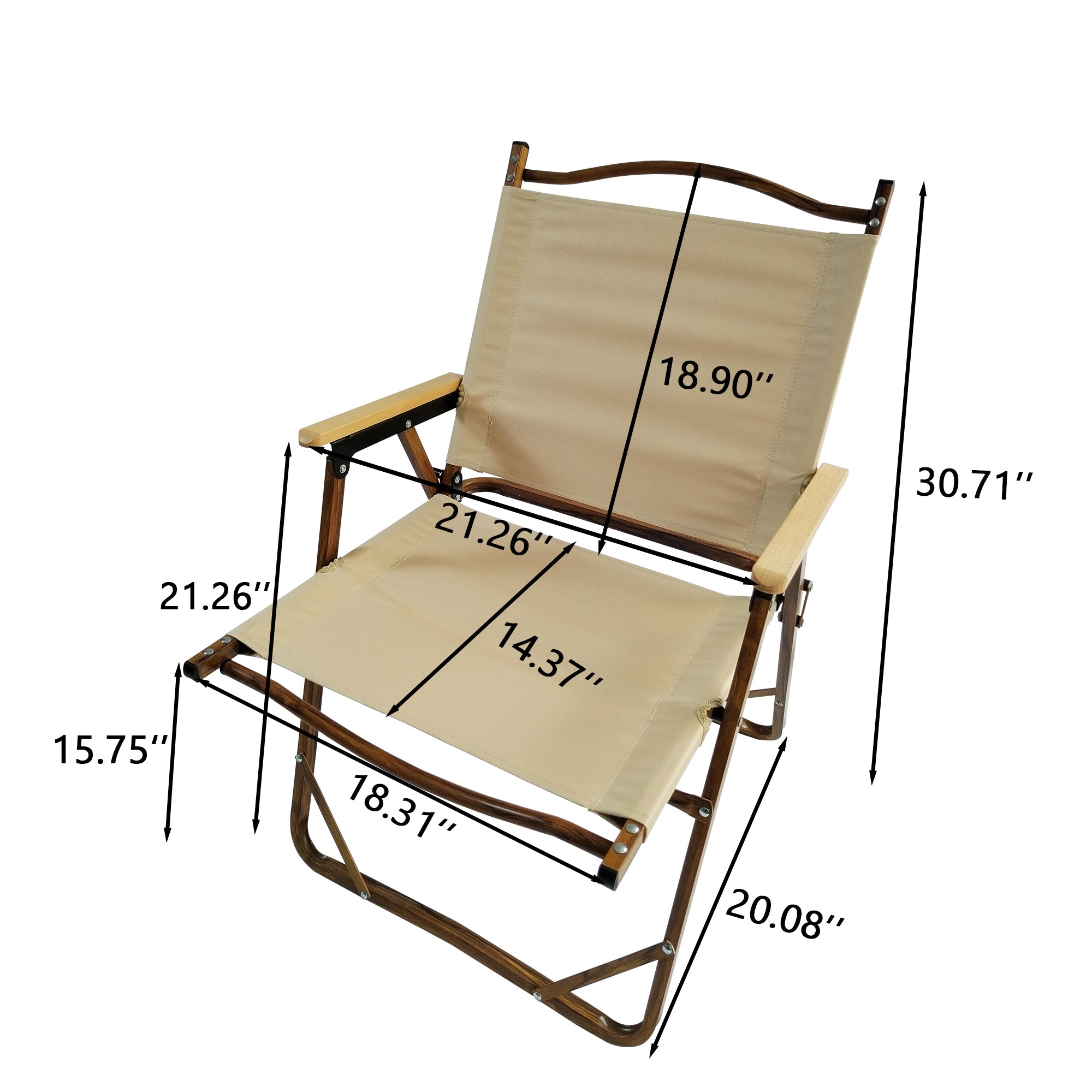 Multi-Function Foldable and Portable Dining Set, 1 Dining Table & 4 
Folding Chairs, Indoor and outdoor universal ,Natural