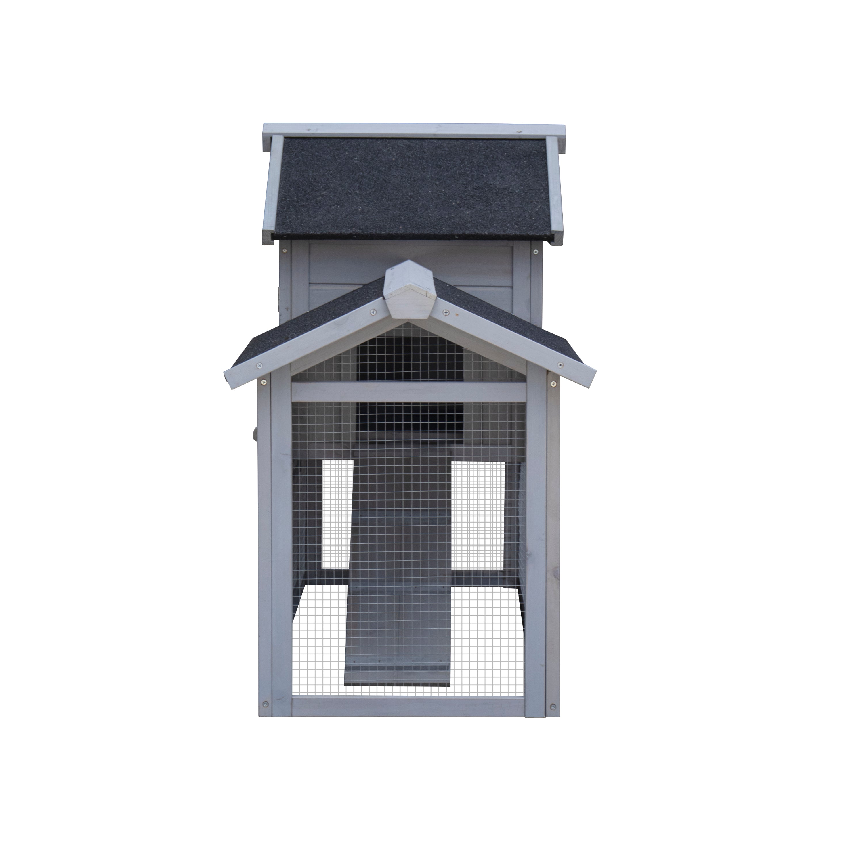 Extensible Outdoor Rabbit Hutch & Chicken Coop with Large Run, No-Leak Tray