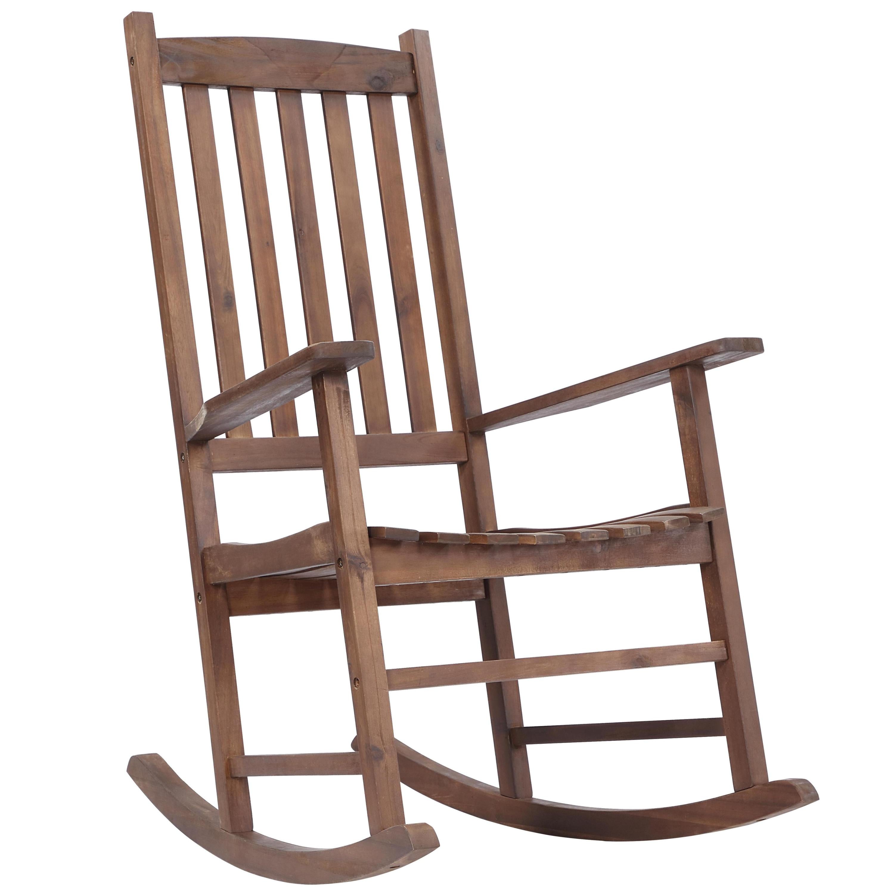 Outdoor Rocking Chair Patio Rocker Brown