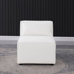 middle armless chair  Beige