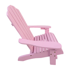 Outdoor or indoor Wood children Adirondack chair,pink