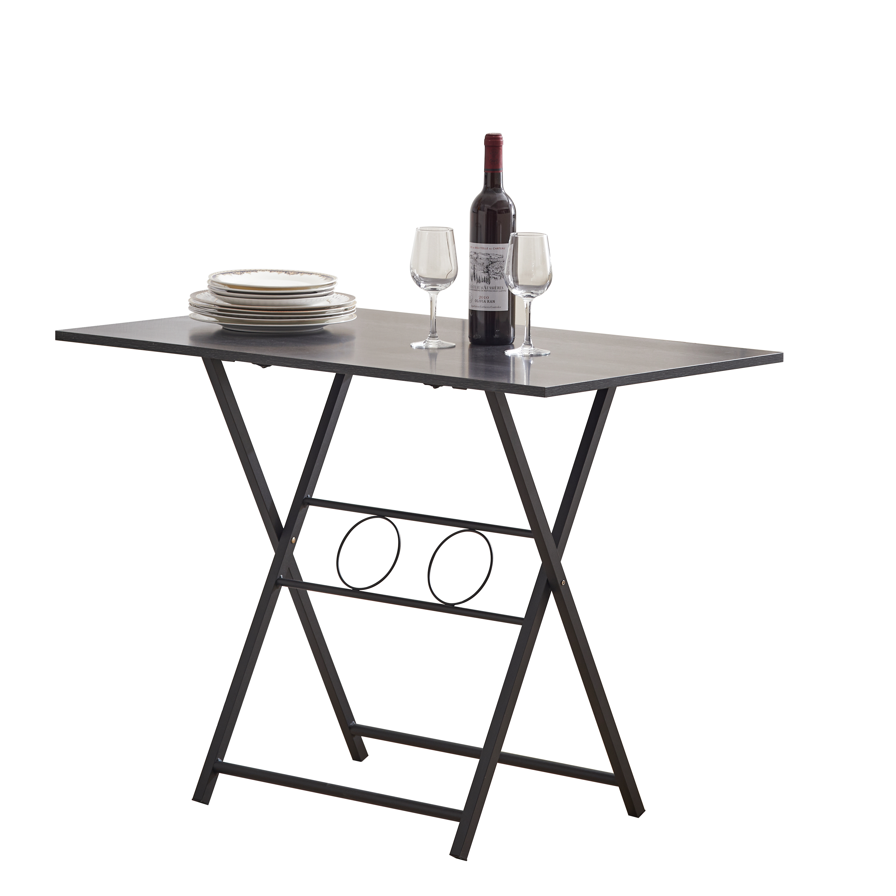 Foldable Desk for Small Spaces, No Assembly Needed, Home Office