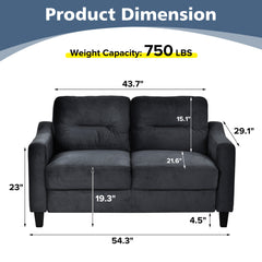 Sectional Sofa Couch for Living Room, Office, or Small Space