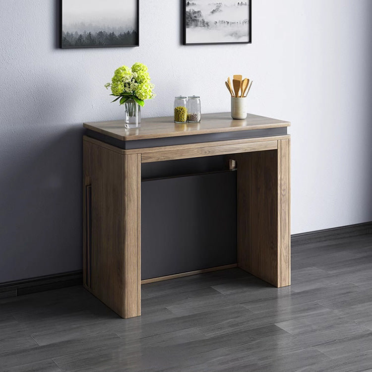 Modern Convertible Rectangular Plywood Dining Table Cabinet – Perfect for Small Space fajf-959