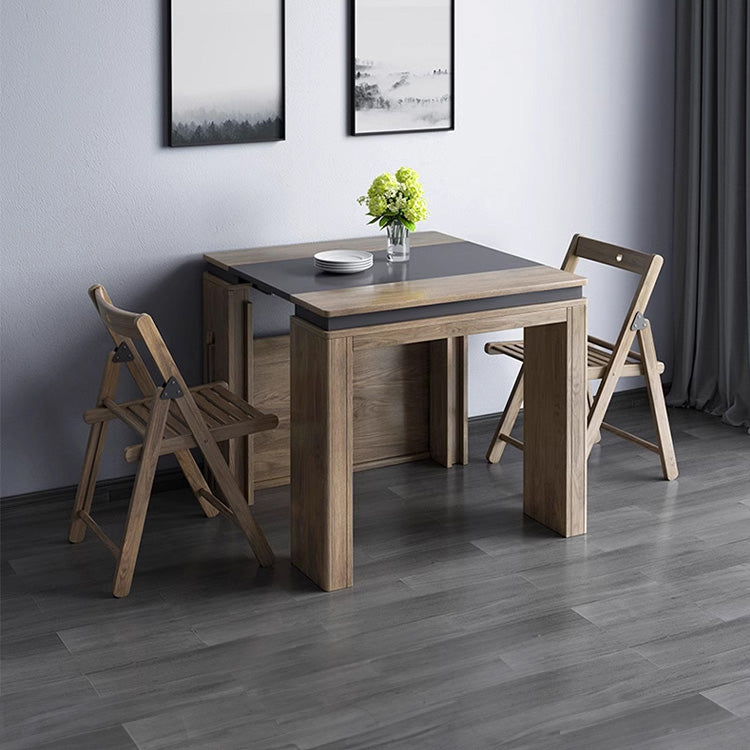 Modern Convertible Rectangular Plywood Dining Table Cabinet – Perfect for Small Space fajf-959