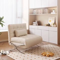 Modern Faux Leather Sofa Bed with Foam Filling - Minimalistic Futon for All Your Room fbby-1382